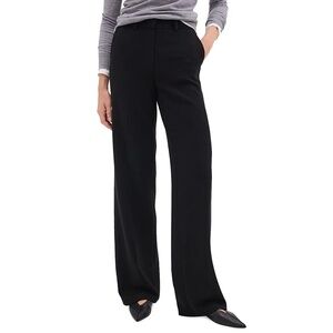 Theory Classic Black Wide Leg Trousers